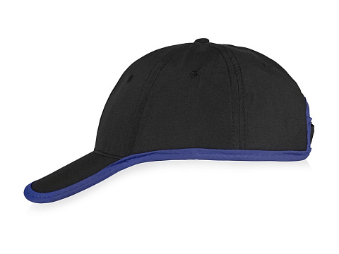 Бейсболка Solo, черный/синий - рис 3.