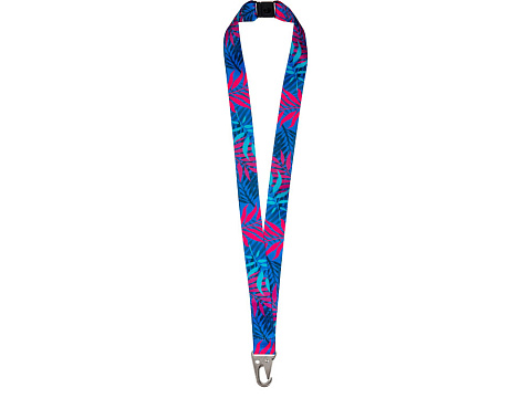 Ланъярд 2,5 см под сублимацию с большим карабином и замком обрыва - рис 3.