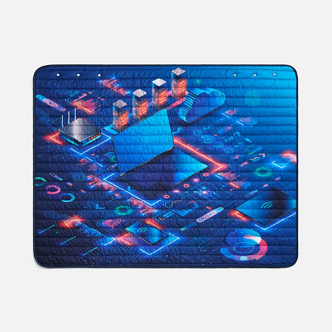 Плед-пончо Blanket Print на заказ - рис 3.