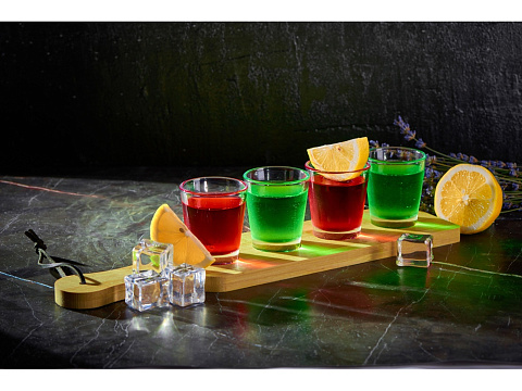 Набор стопок на бамбуковой подставке Shots (Р) - рис 4.