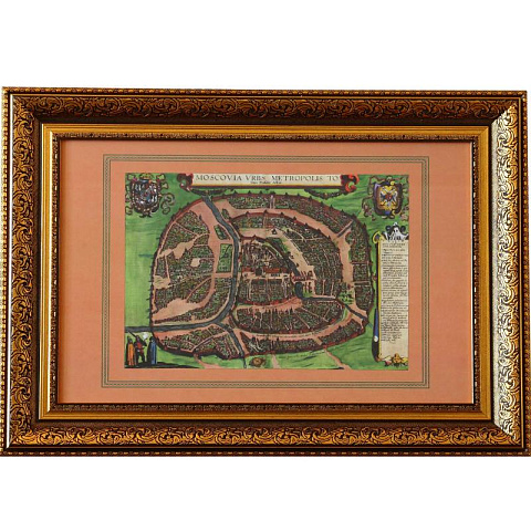 Карта Москвы, столичный город всей Белой Руссии